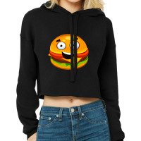 Hamburger Cropped Hoodie | Artistshot