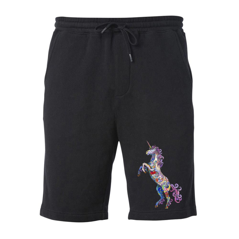 Unicorn T  Shirt Wild Unicorn T  Shirt Fleece Short | Artistshot