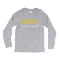 It's A Gemini Thing Long Sleeve Shirts | Artistshot