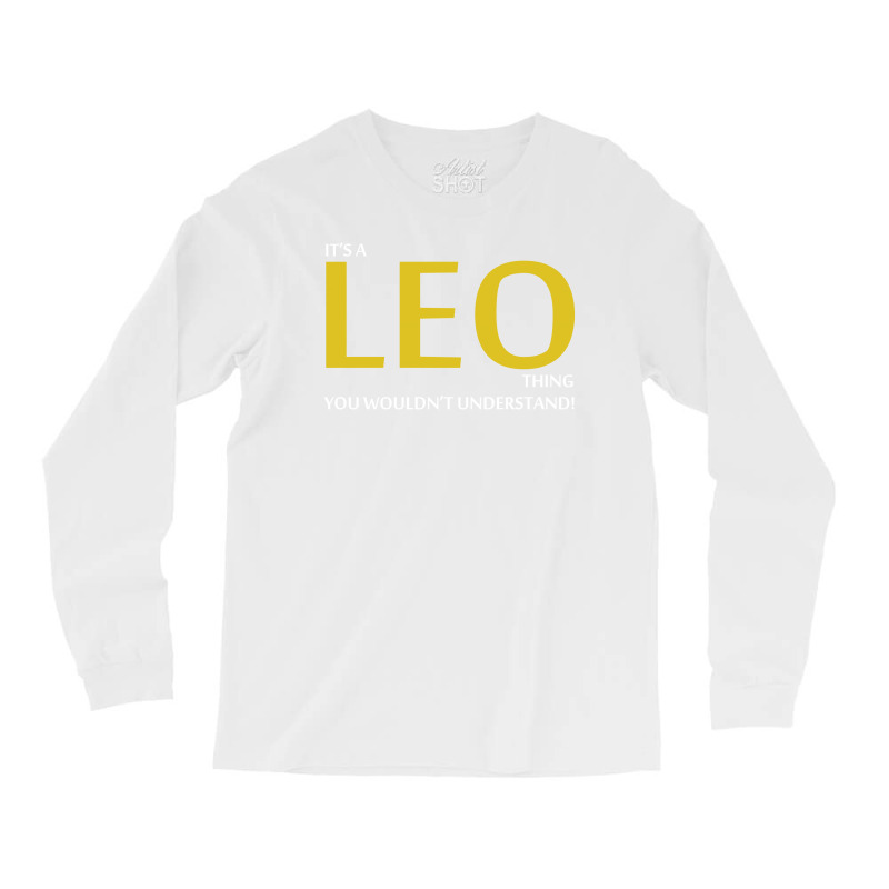 It's A Leo Thing Long Sleeve Shirts | Artistshot
