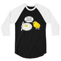 Chick Egg 3/4 Sleeve Shirt | Artistshot
