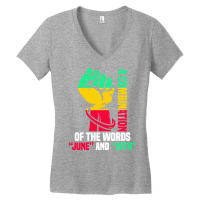 Juneteenth Gifts T  Shirt A Combination Of The Words Women's V-neck T-shirt | Artistshot