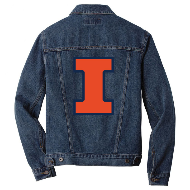 The Illinois Fighting Illini Men Denim Jacket by Ruben Arnold | Artistshot