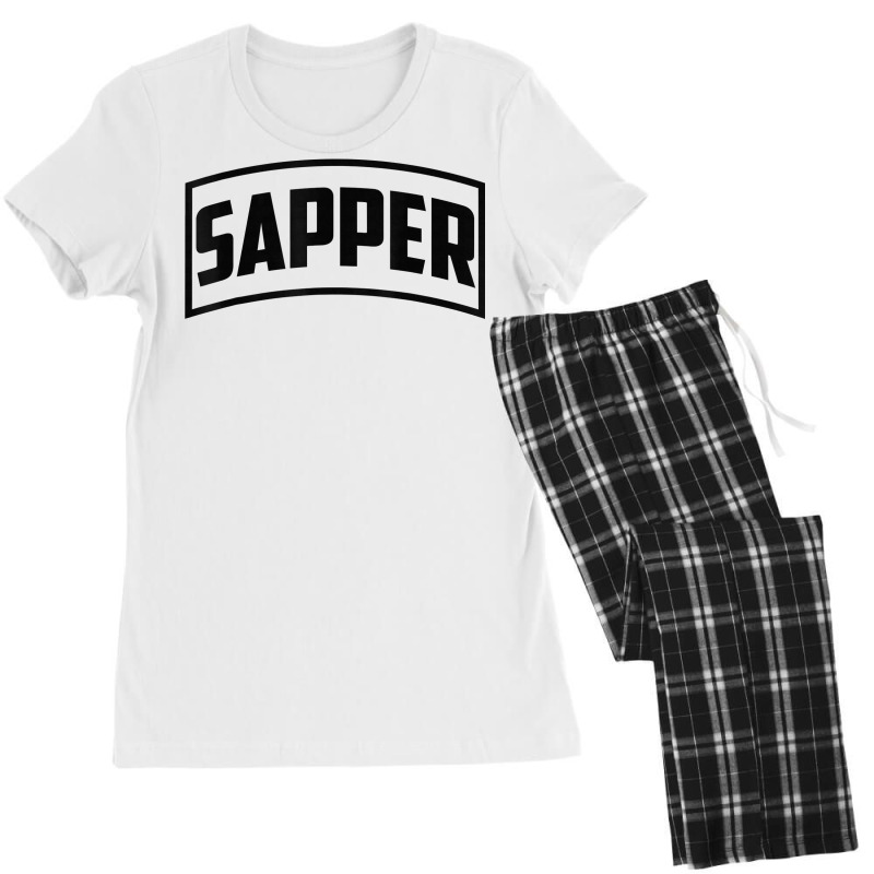 Sapper Tab   Combat Engineer T Shirt Women's Pajamas Set by MoczoTenleigh | Artistshot