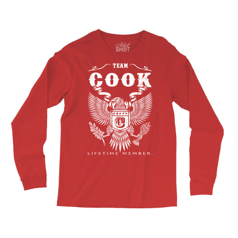 Team Cook Lifetime Member Long Sleeve Shirts | Artistshot