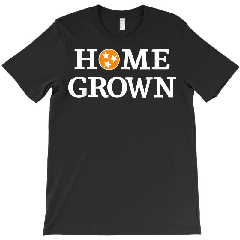 Home Grown Tennessee Flag Shirt Orange And White T Shirt T-Shirt by SchonbergerKamile | Artistshot