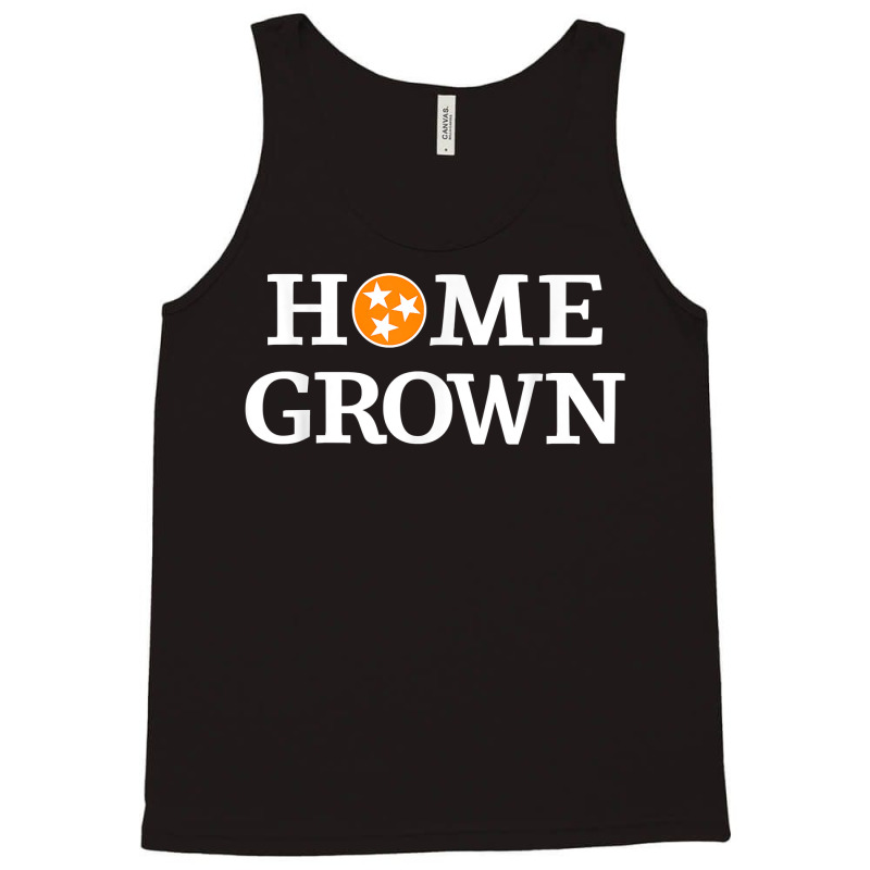 Home Grown Tennessee Flag Shirt Orange And White T Shirt Tank Top by SchonbergerKamile | Artistshot