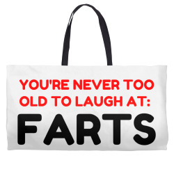 laugh farts Weekender Totes | Artistshot