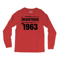 Registered No 1963 Long Sleeve Shirts | Artistshot