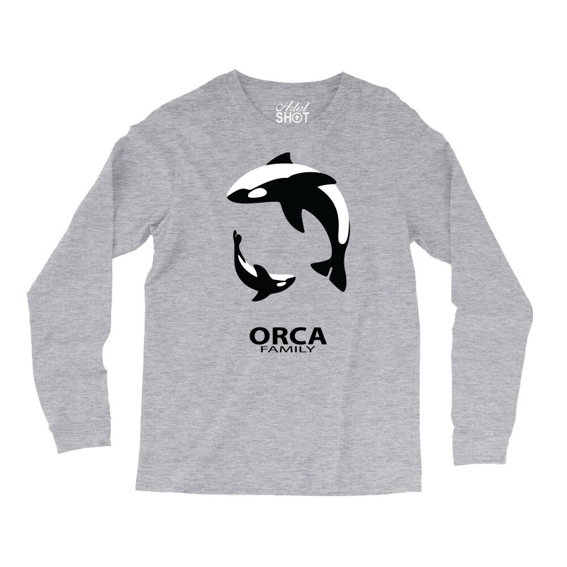 Orca Family Long Sleeve Shirts | Artistshot