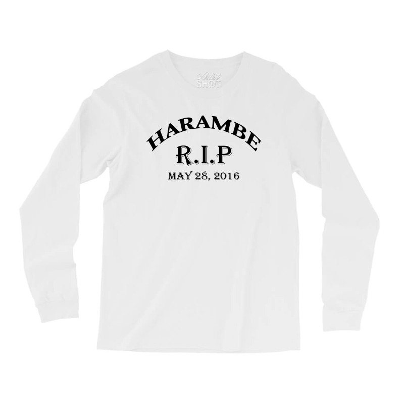 Harambe Rip May 28 2016 Long Sleeve Shirts | Artistshot