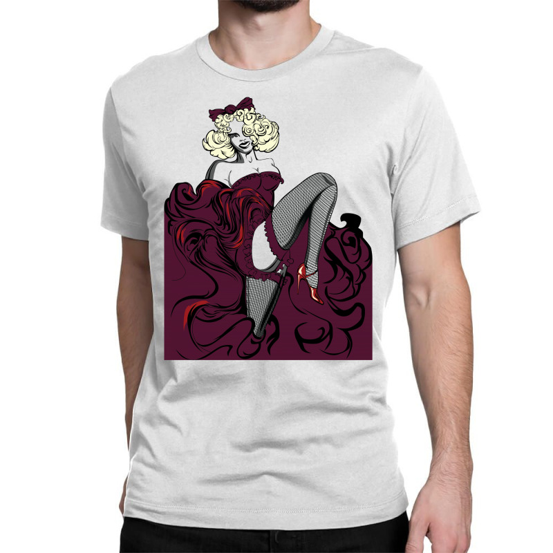 Fascinating Lady Art Classic T-shirt | Artistshot