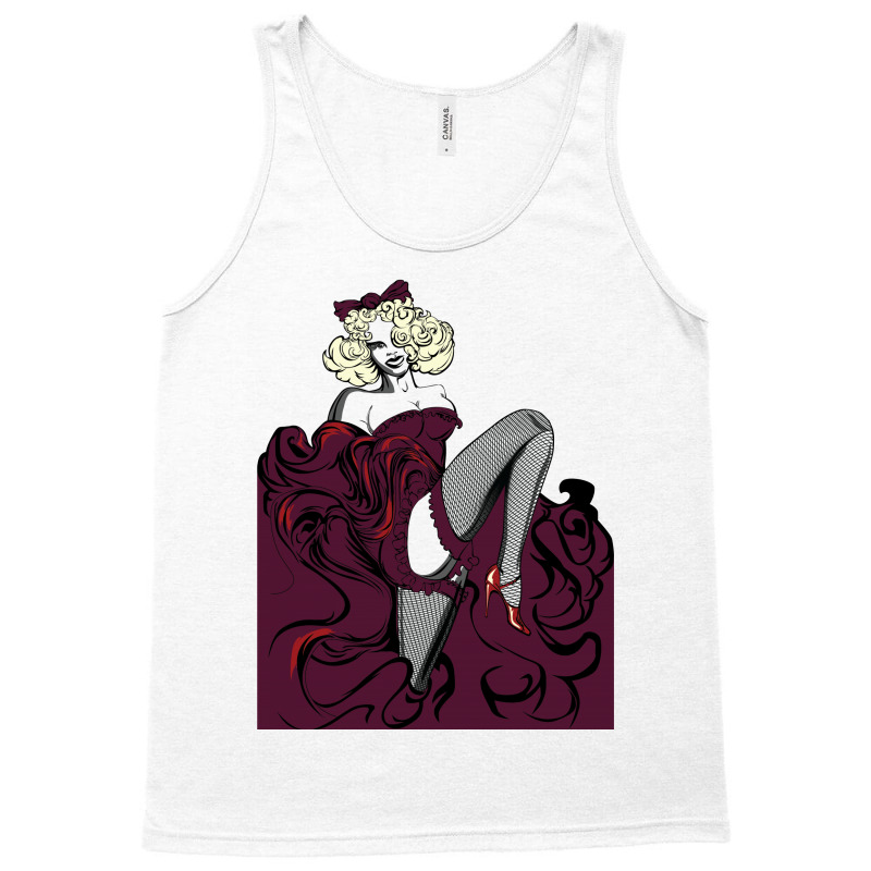 Fascinating Lady Art Tank Top | Artistshot