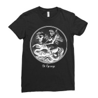 St. George And The Dragon Crusades Soldier Saint T Shirt Ladies Fitted T-shirt | Artistshot