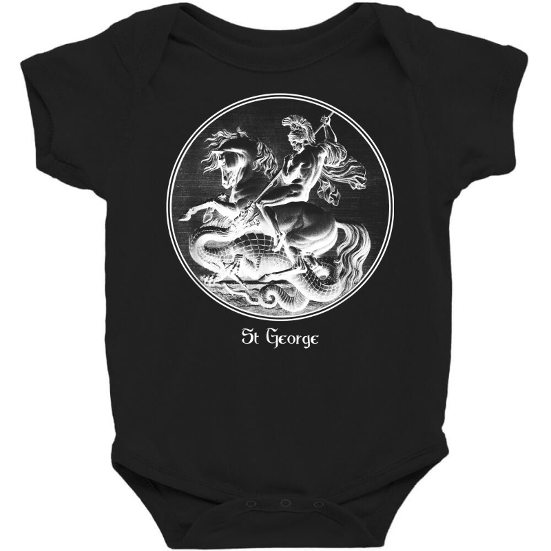 St. George And The Dragon Crusades Soldier Saint T Shirt Baby Bodysuit | Artistshot