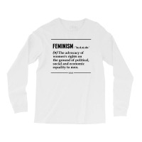 Feminism Noun Long Sleeve Shirts | Artistshot