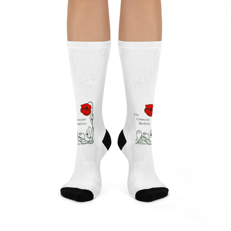 The Communist Manifesto Crew Socks | Artistshot