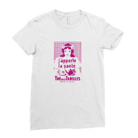 Thé Des Familles Vintage French Tea Ad Design Ladies Fitted T-shirt | Artistshot