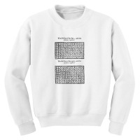 The Division Of The Day Night Vintage Astrology Chart Youth Sweatshirt | Artistshot