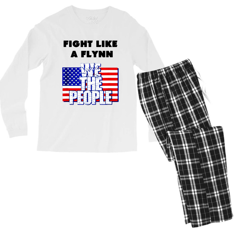 Fight Like A Flynn Men's Long Sleeve Pajama Set by trokeryth | Artistshot