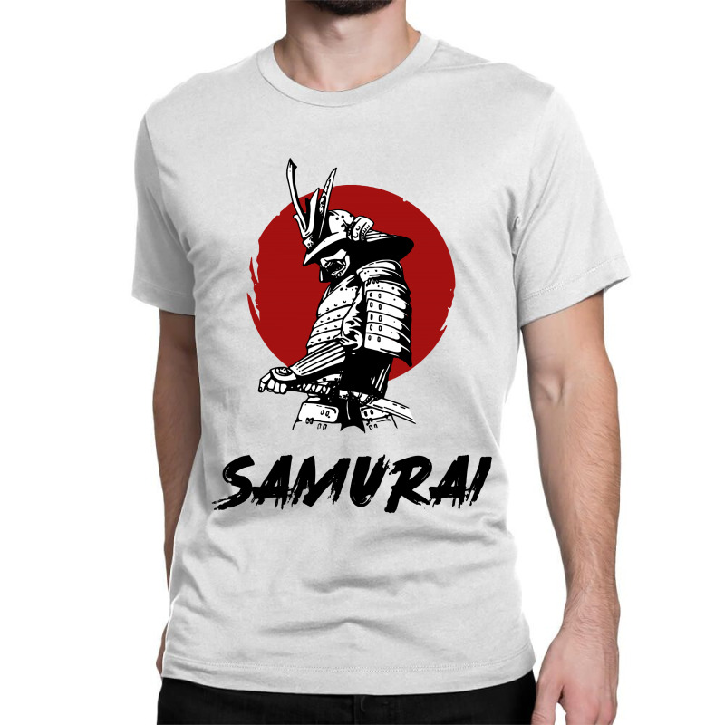 Custom Samurai Classic T-shirt By Dongdot Apparel - Artistshot