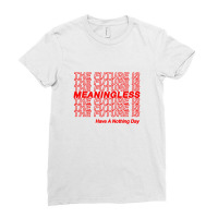 The Future Is Meaningless † Typography Design Ladies Fitted T-shirt | Artistshot