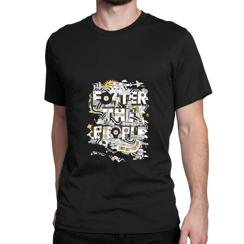 Foster The People Classic T-shirt by literworart | Artistshot