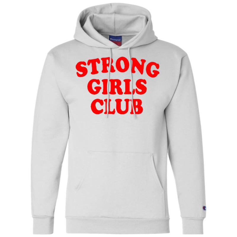 Red champion hoodie online girls