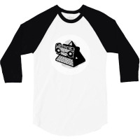 The Klf Faded Vintage Styled 90s Dance Music 3/4 Sleeve Shirt | Artistshot