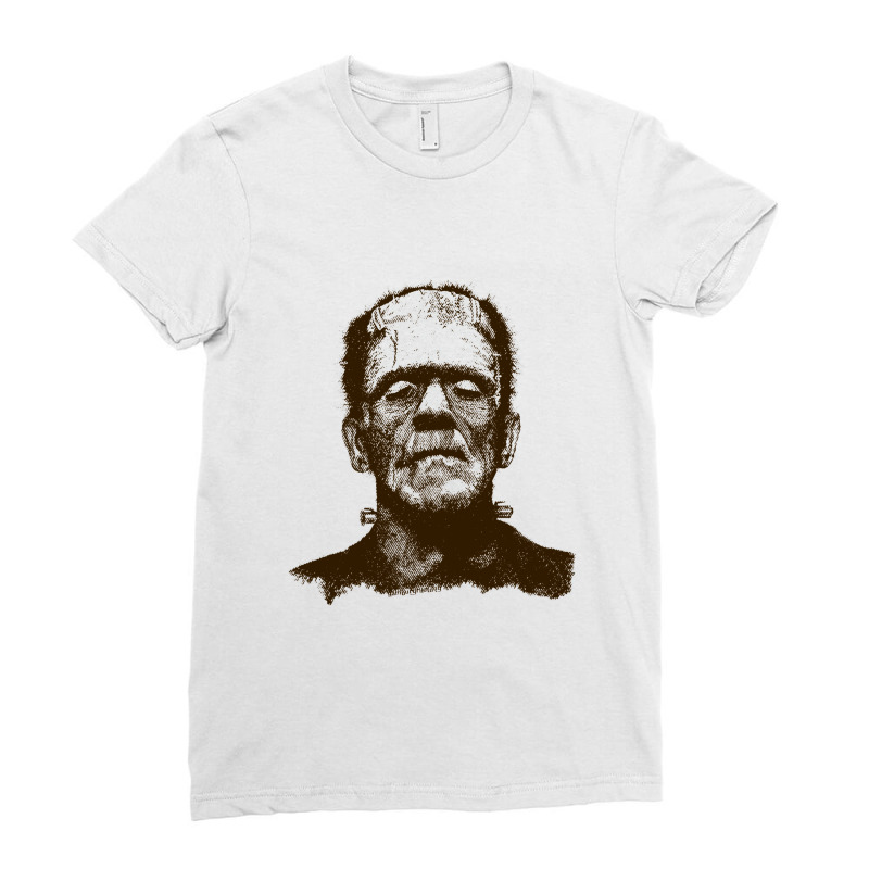 Frankenstein's Monster   Horror Ladies Fitted T-Shirt by naomitomat | Artistshot