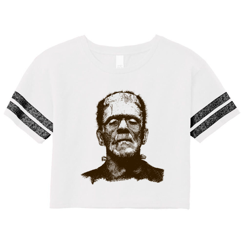 Frankenstein's Monster   Horror Scorecard Crop Tee by naomitomat | Artistshot