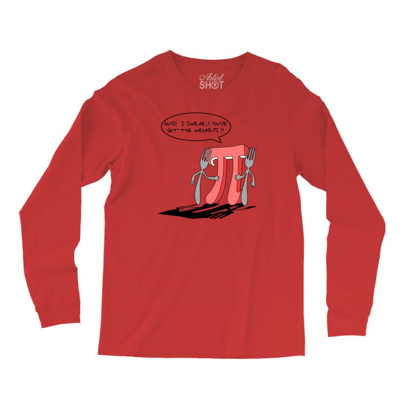 Pi Math Trouble Long Sleeve Shirts | Artistshot