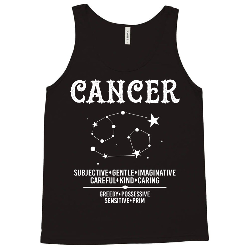 Cancer Zodiac Sign Tank Top | Artistshot