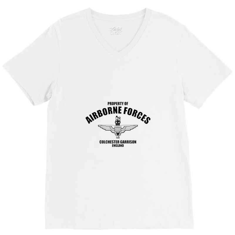 Parachute Regiment V-Neck Tee by asilamiraty | Artistshot