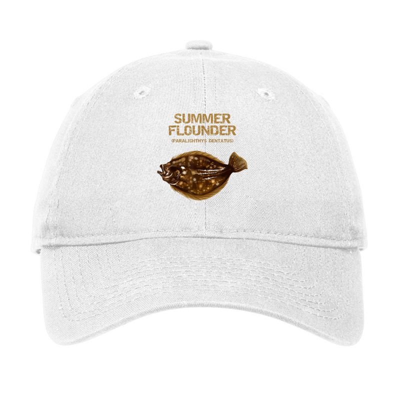 Summer Flounder Fishing T Shirt Adjustable Cap | Artistshot