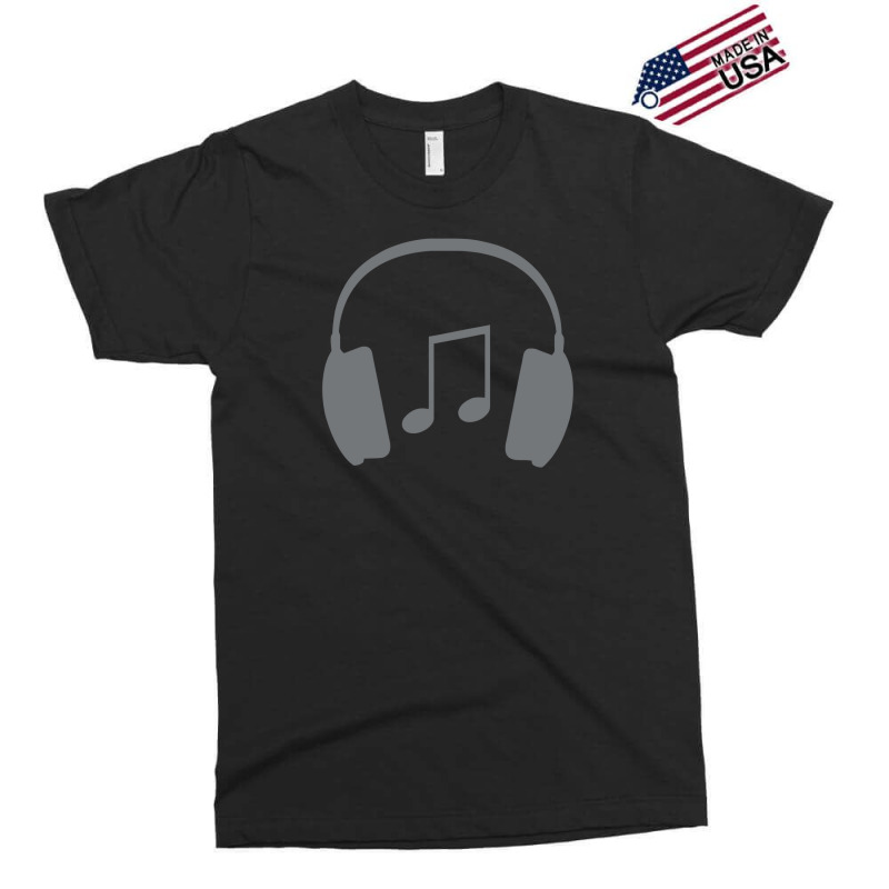 Headphones With Music Note Exclusive T-shirt by AQSRi | Artistshot