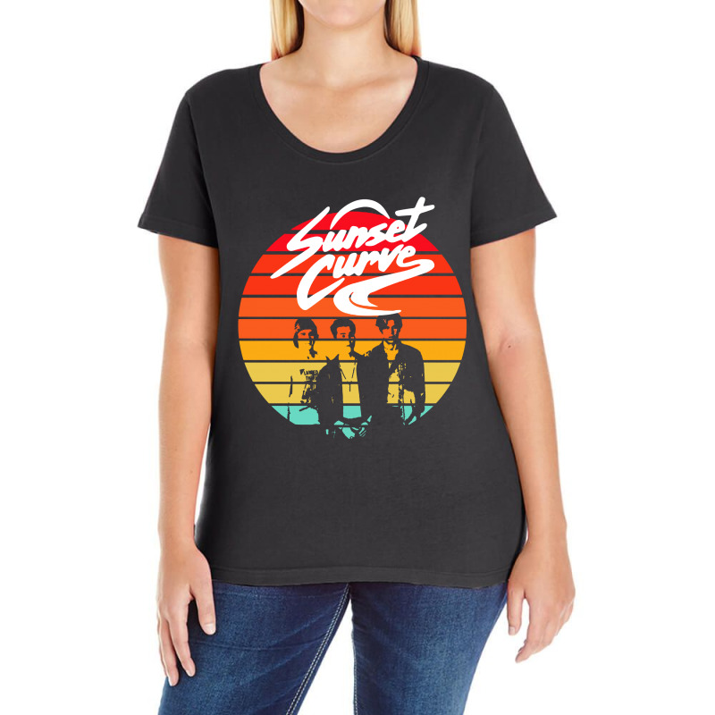 Womens Yours Curve Printed T-Shirt - Black