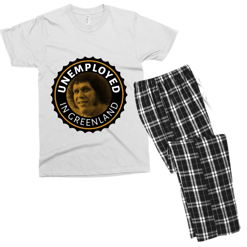 Unemployed In Greenland Men's T-shirt Pajama Set | Artistshot