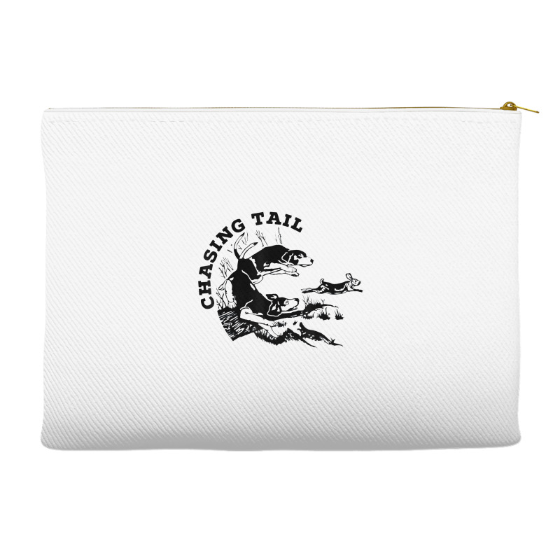 Rabbit Hunter Beagles Chasing Tail Hunting Cottontail Accessory Pouches | Artistshot