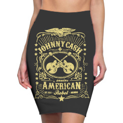 johnny cash american rebel Pencil Skirts | Artistshot
