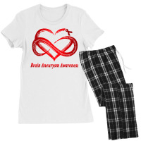 Brain Aneurysm Warrior T Shirt Women's Pajamas Set | Artistshot