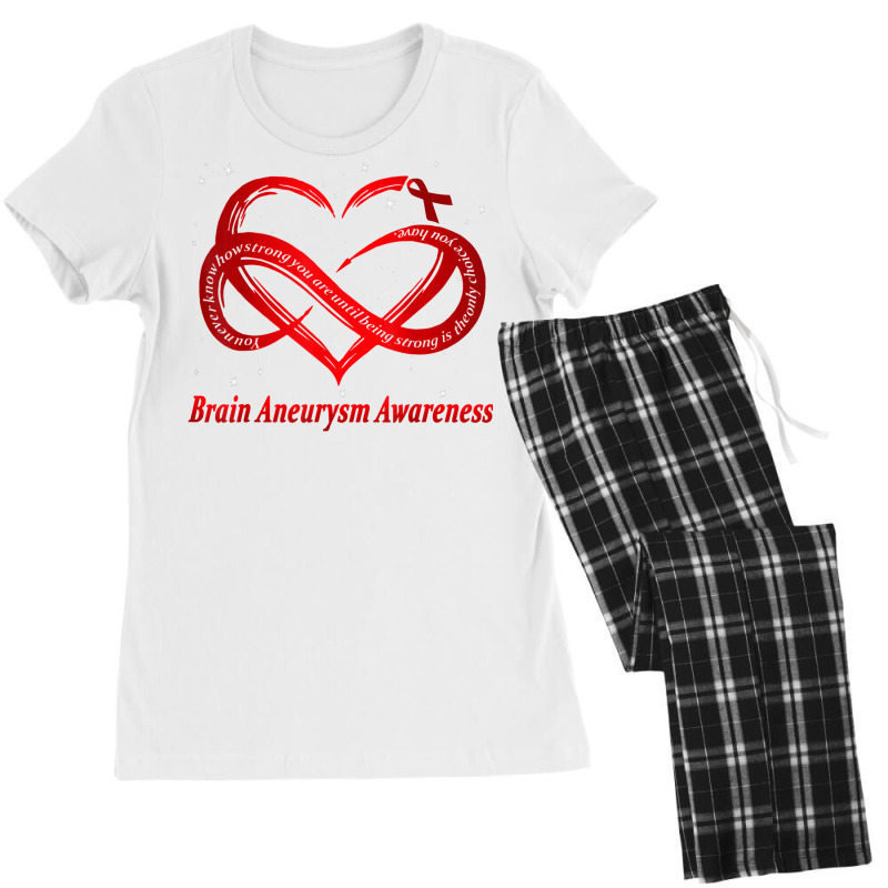 Brain Aneurysm Warrior T Shirt Women's Pajamas Set by AshleyPenez | Artistshot