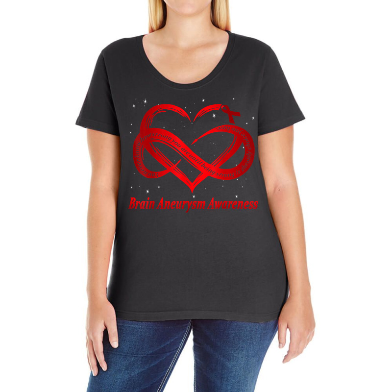 Brain Aneurysm Warrior T Shirt Ladies Curvy T-Shirt by AshleyPenez | Artistshot