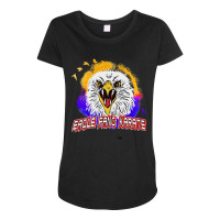 Eagle Fang Karate Vintage Art 3 Maternity Scoop Neck T-shirt | Artistshot