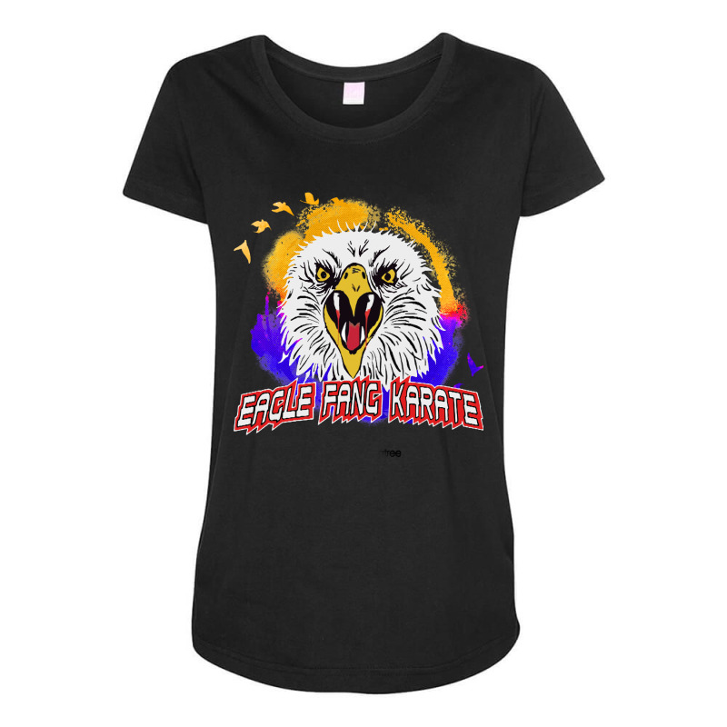 Eagle Fang Karate Vintage Art 3 Maternity Scoop Neck T-shirt by trokeryth | Artistshot