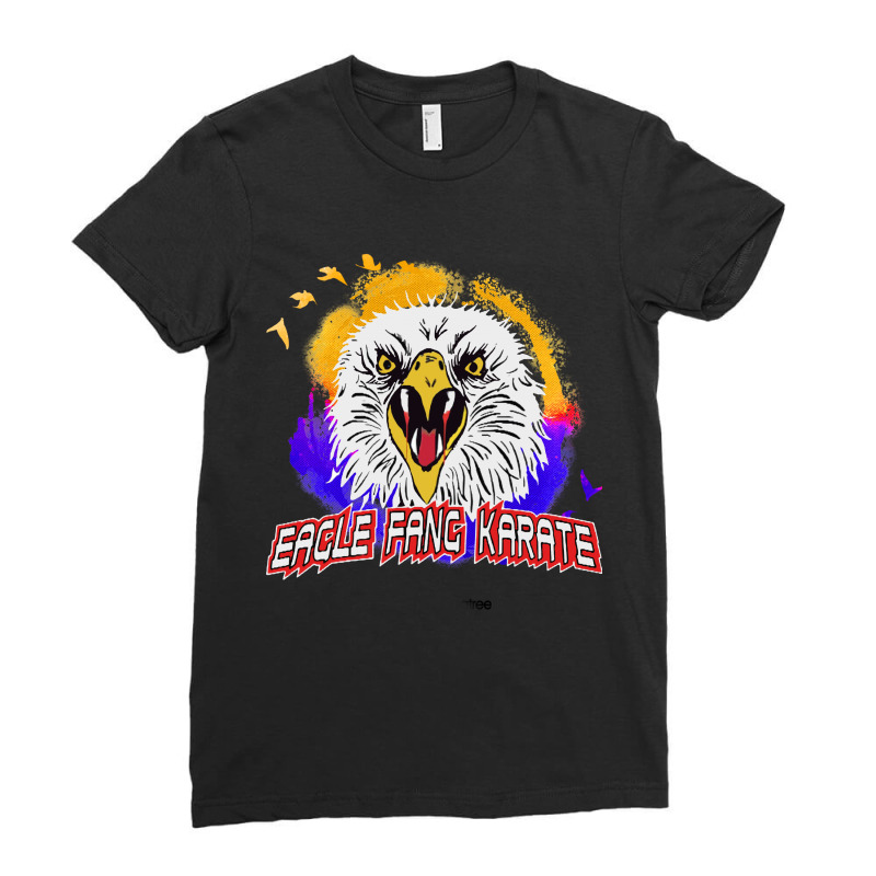 Eagle Fang Karate Vintage Art 3 Ladies Fitted T-Shirt by trokeryth | Artistshot