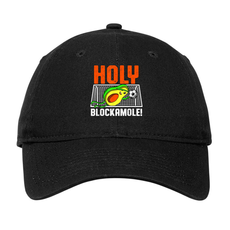 Holy Blockamole Soccer Blocker Funny Avocado Goalie Gift T Shirt Adjustable Cap by alanacaro | Artistshot