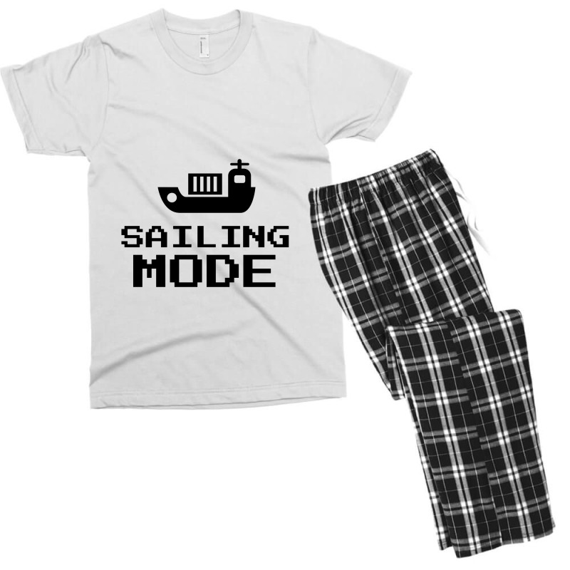 Sailing Mode Men's T-shirt Pajama Set | Artistshot