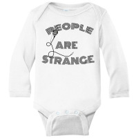 People Are Strange Long Sleeve Baby Bodysuit | Artistshot