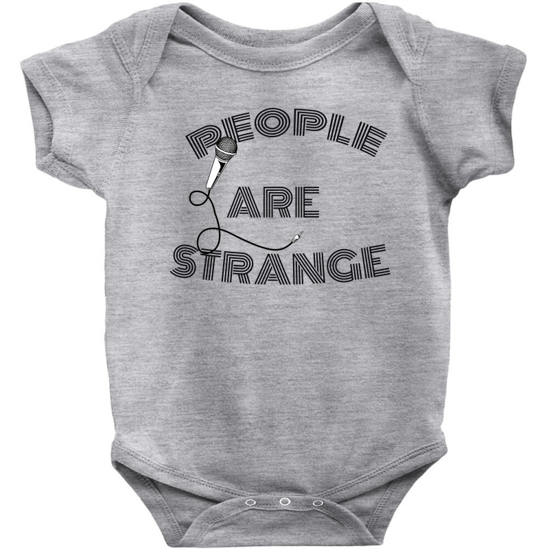 People Are Strange Baby Bodysuit by zig street | Artistshot